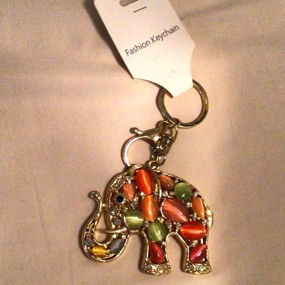 Fashion Elephant Keychain - Picture 1 of 10